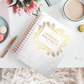Grounded & Joy-Fueled Planner (White)